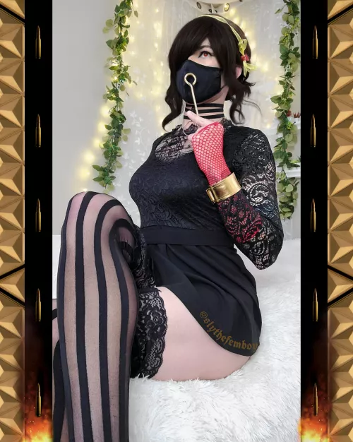 Yor Forger from Spy x Family. What do you think about my cosplay??🌹🌹 by Slythefemboy