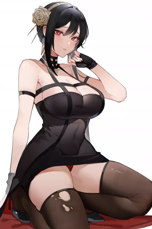 Yor On Her Knees (Yoyo) by SecretMystogan