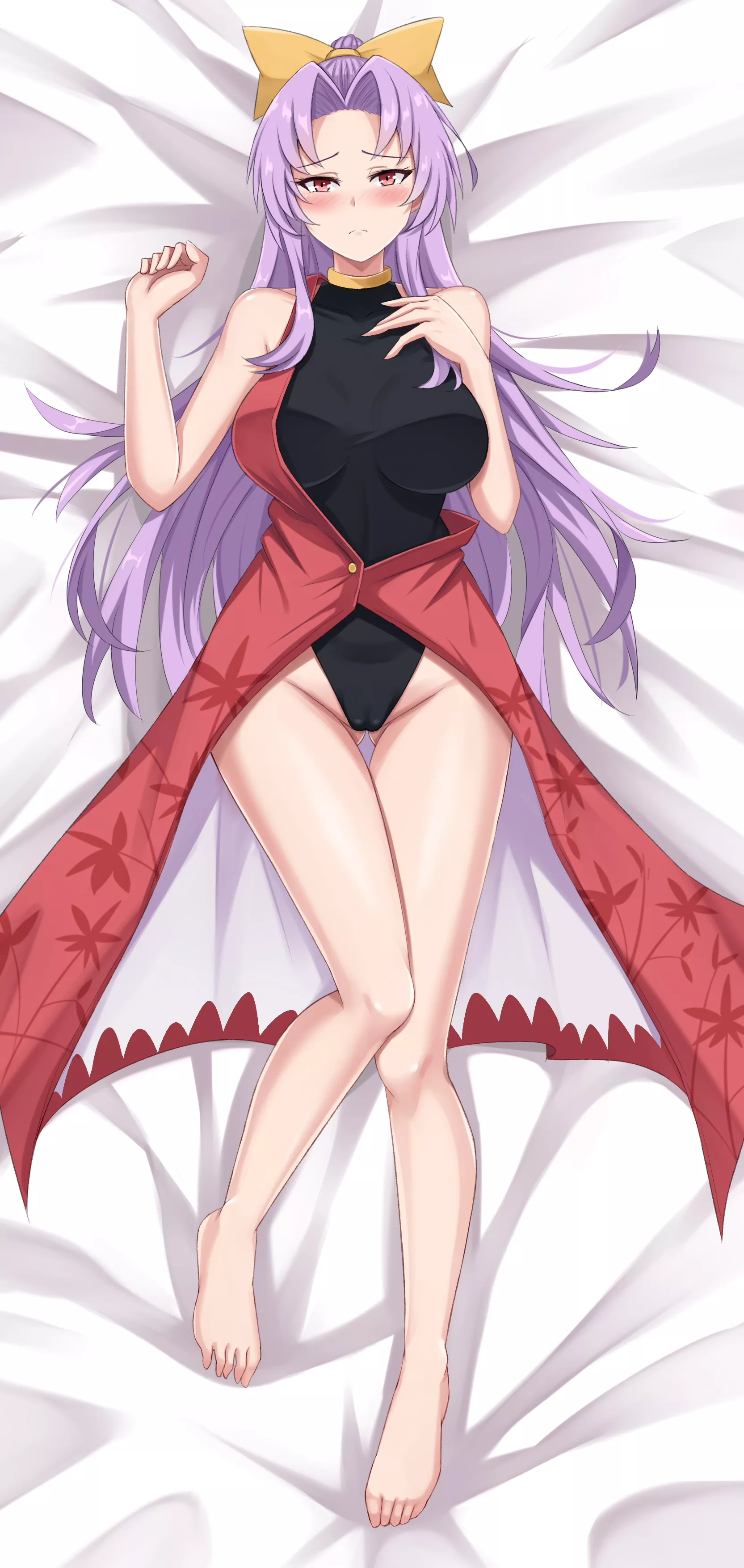 Yorihime Watatsuki Blush On Her Back (Wuwusan ) [Touhou] posted by sequence_string