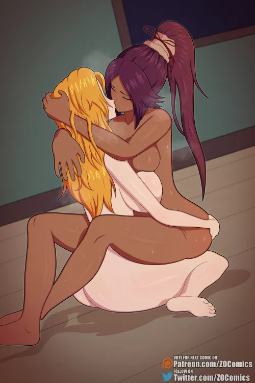 Yoruichi x Rangiku (ZOComics) by ZOComics