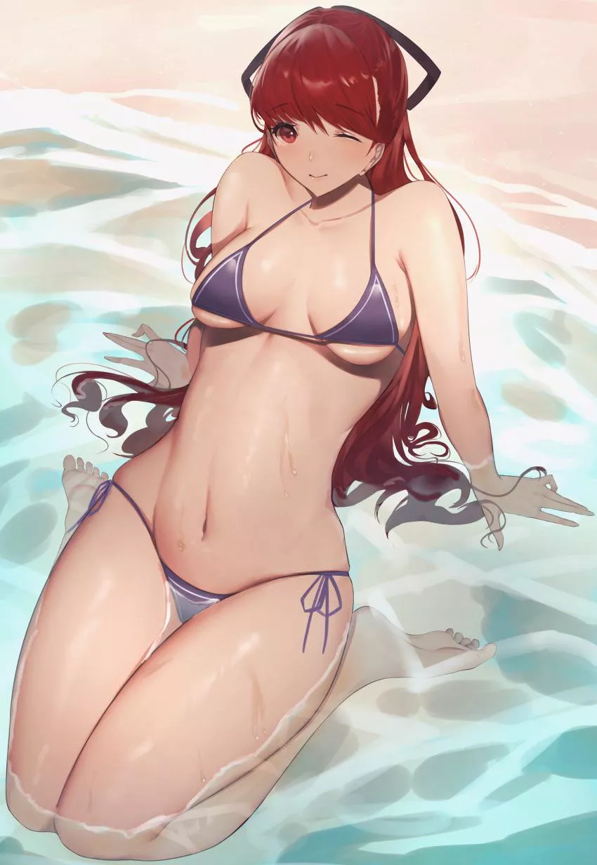 Yoshizawa at the Beach :) posted by yaniidere