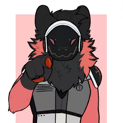 YOU! >:)//art by me @flowfells on twitter by Flowfell