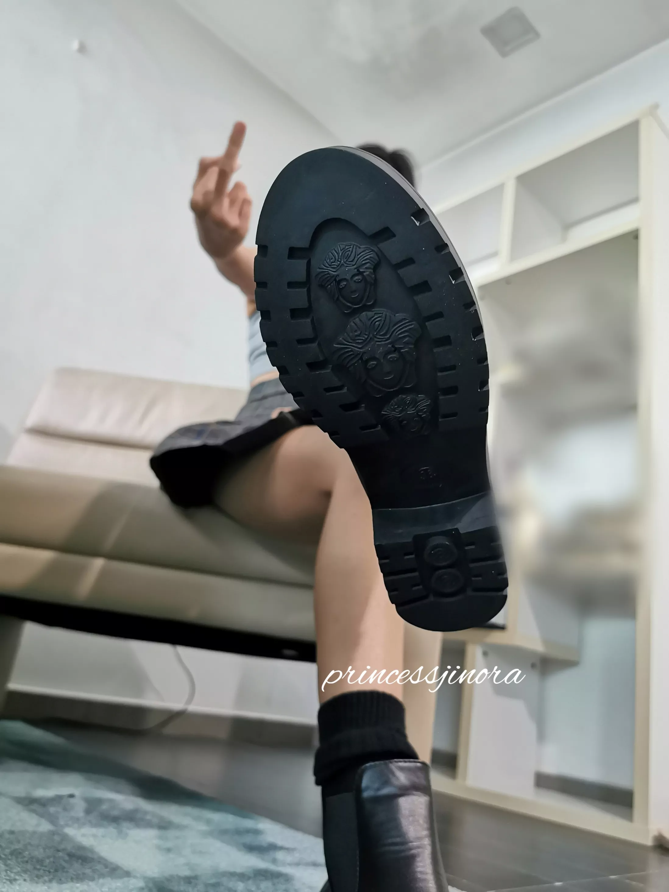 you belong beneath me to lick my dirty soles clean :) posted by brattyjin