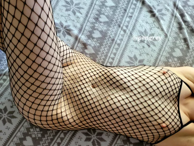 You can lick them through my fishnets [F24] [OC] by Penelope_Grey_