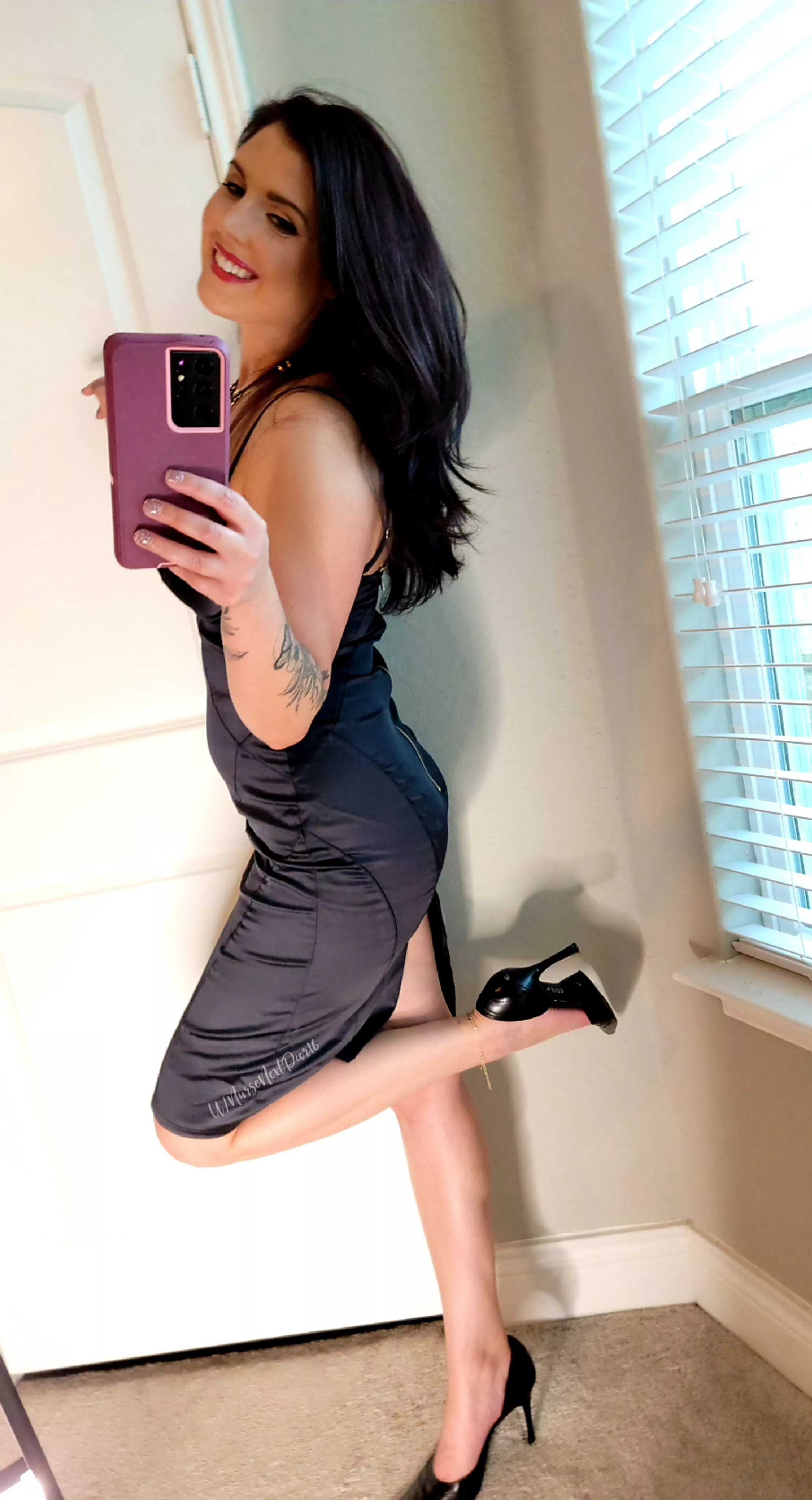 you can never go wrong with a little black dress and a pair of stilettos posted by NurseNextDoor16