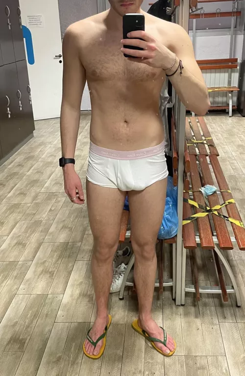 You can see it from the undies😳 by riccardh0t