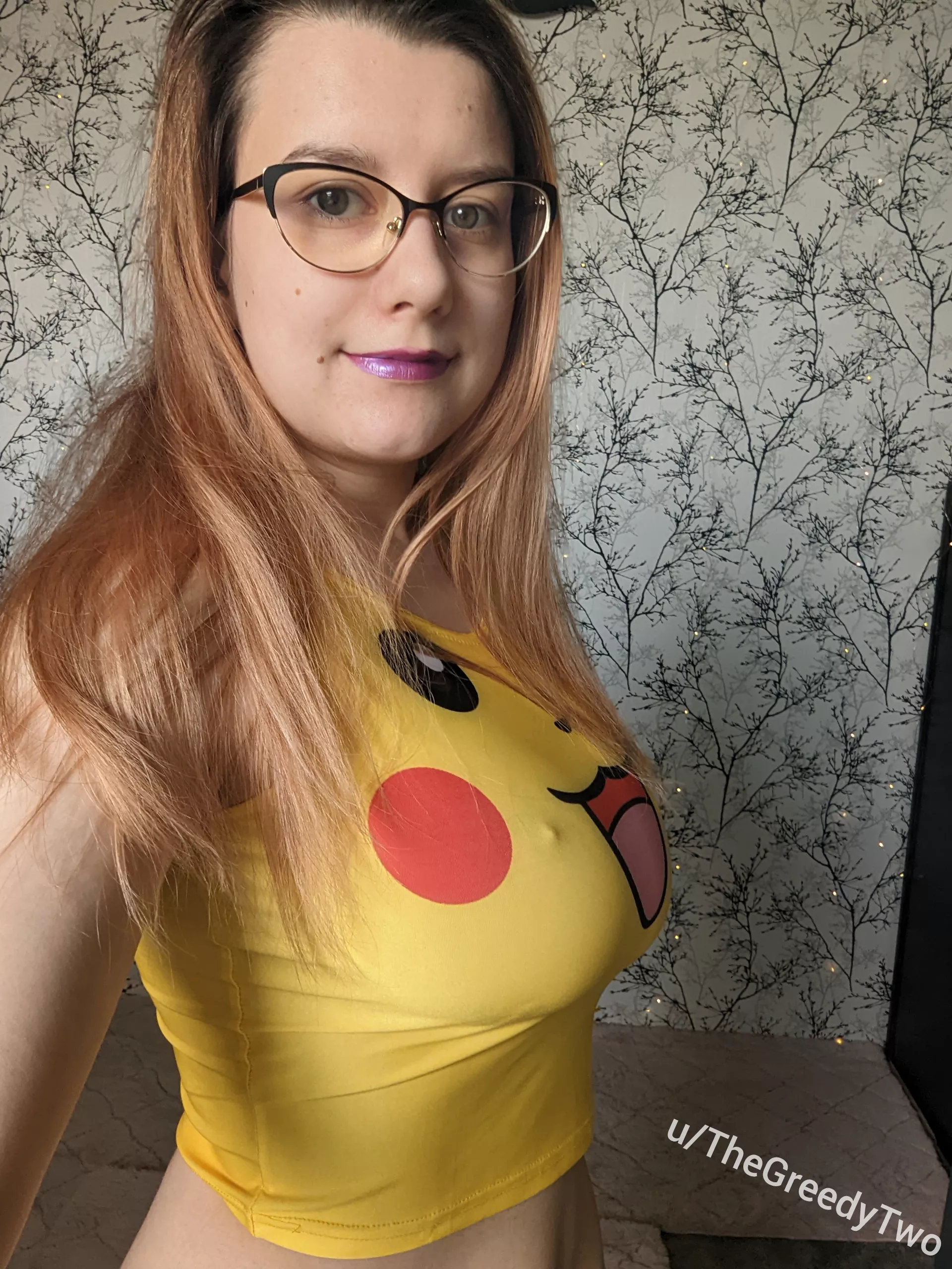 You can see my nipples want out already 😅 posted by TheGreedyTwo