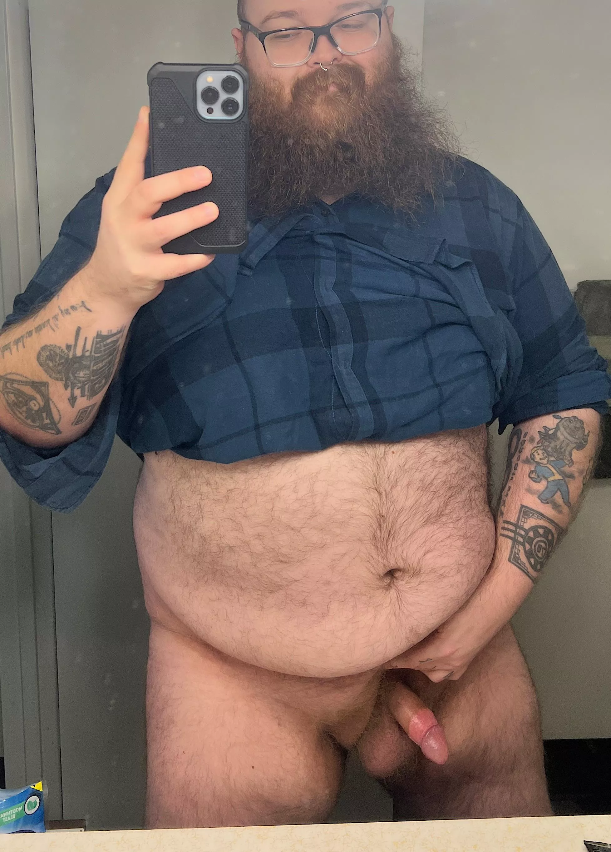 You can’t tell, but I’ve got a plug in 😌 posted by chonkywolverine