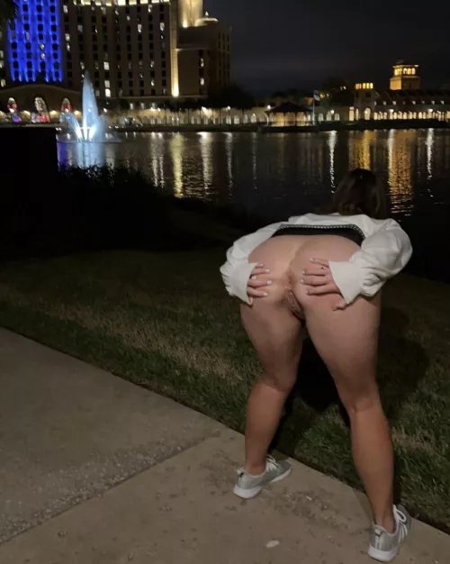 You can’t tell but nothing makes her smile more than showing off her holes in public by dudebro1107