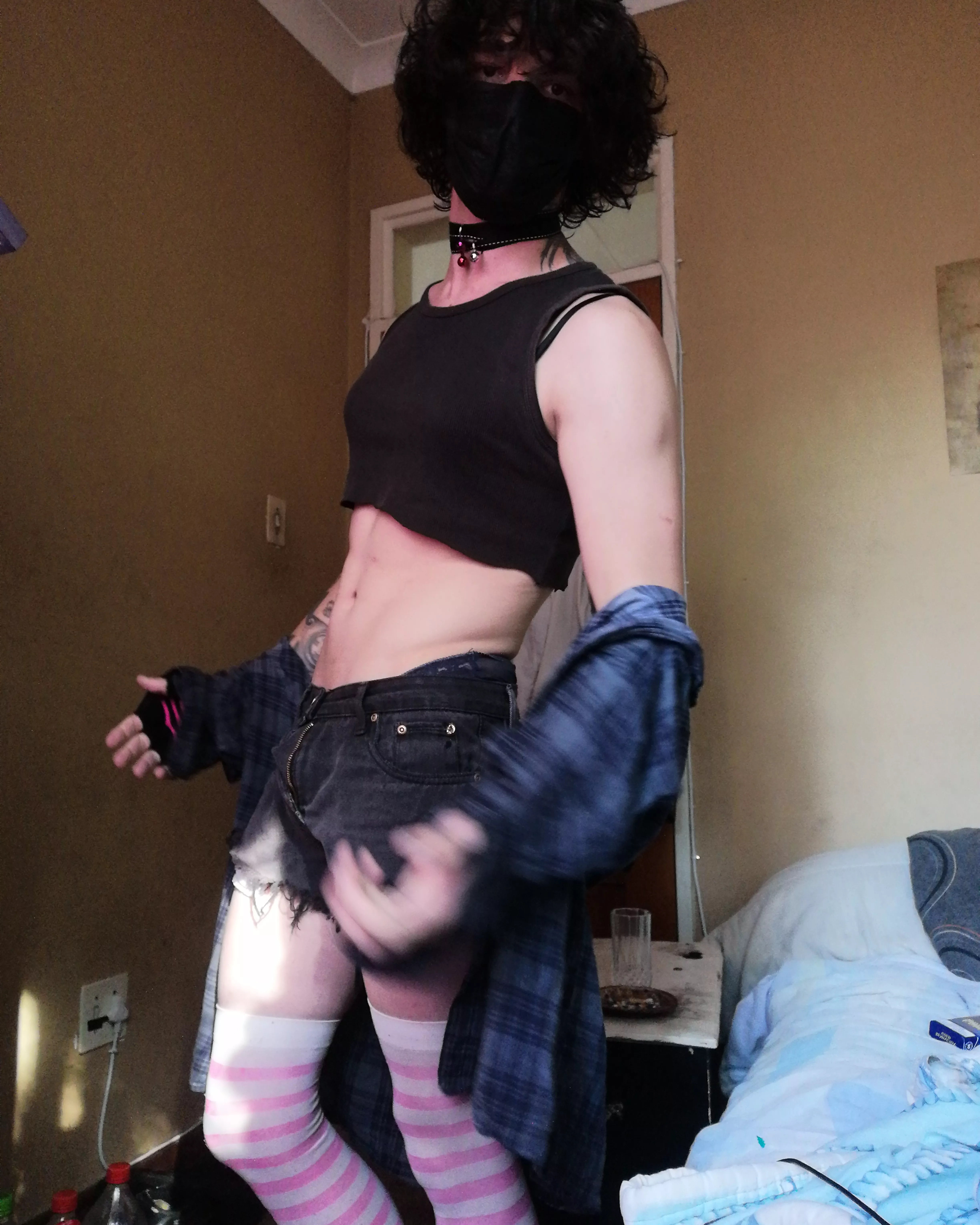 you dare approach me, I'll eat you kids 😐🤣😋🌸 posted by Femboy_mimikyu