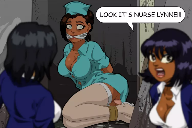 You find the school nurse tied up in a locker, what do you do? by MuscularGuacamole