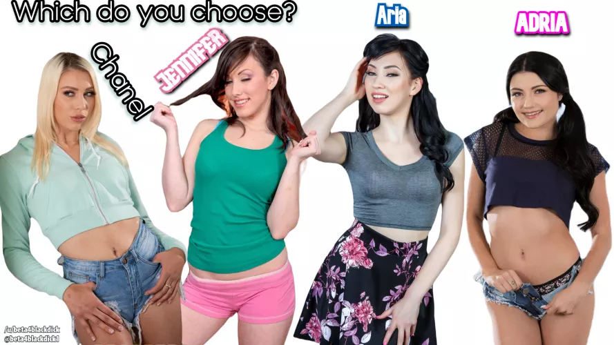 You get to wake up tomorrow as one of them and spend a full day in their bodies, clothes etc. Which do you choose? by beta4blackdick