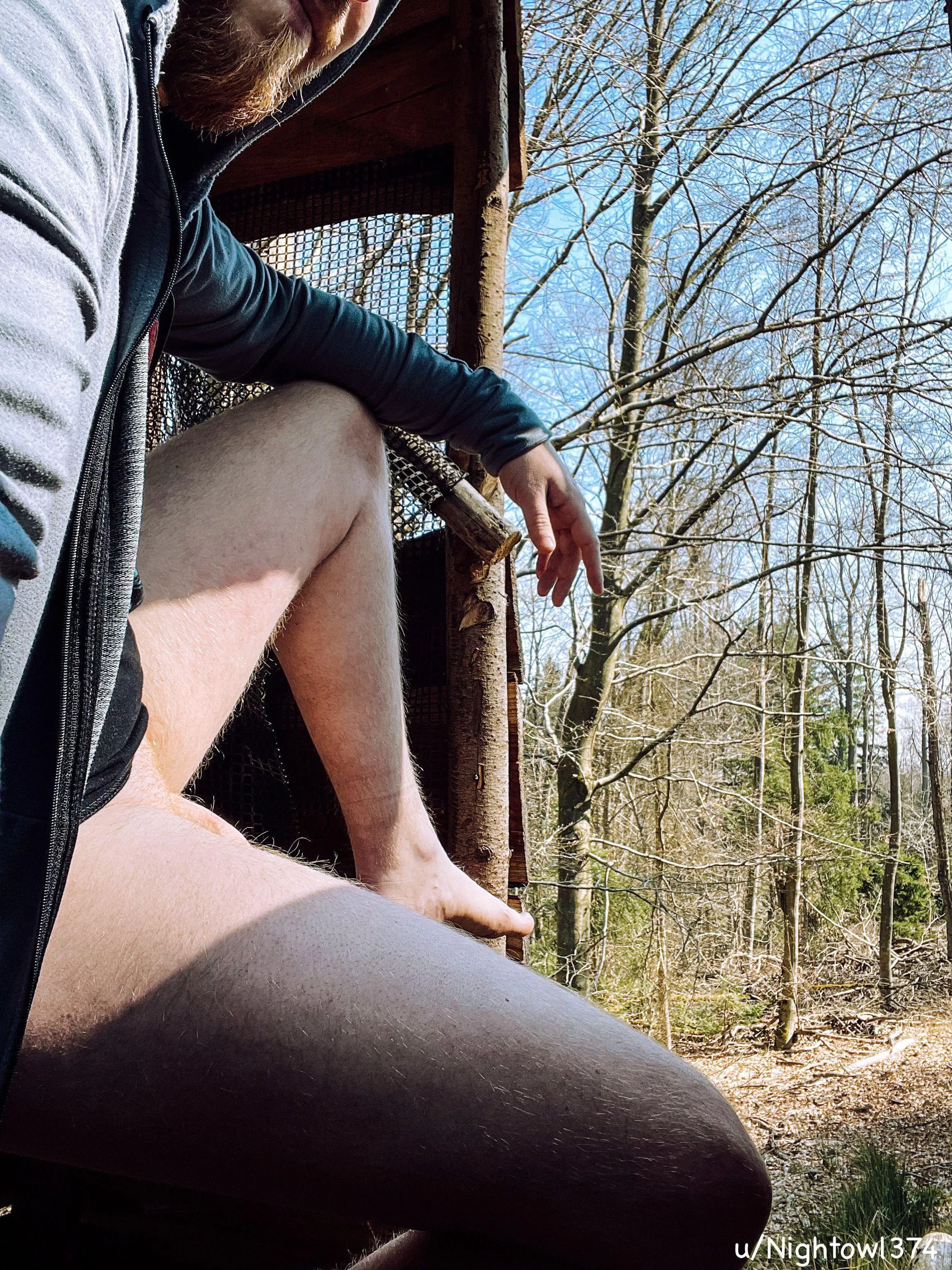 You go for a walk and caught me like this, what would you gonna do? posted by Nightowl374