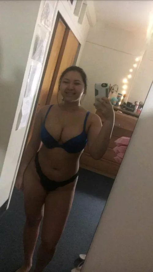 You guys don't think this selfie is too revealing right? I'd be really embarrassed if anyone put it on a big screen or something... by SuperThickIdiot