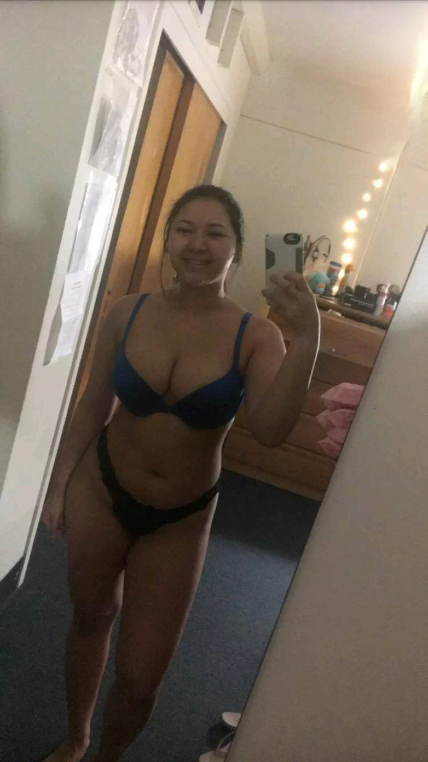 You guys don't think this selfie is too revealing right? I'd be really embarrassed if anyone put it on a big screen or something... posted by SuperThickIdiot