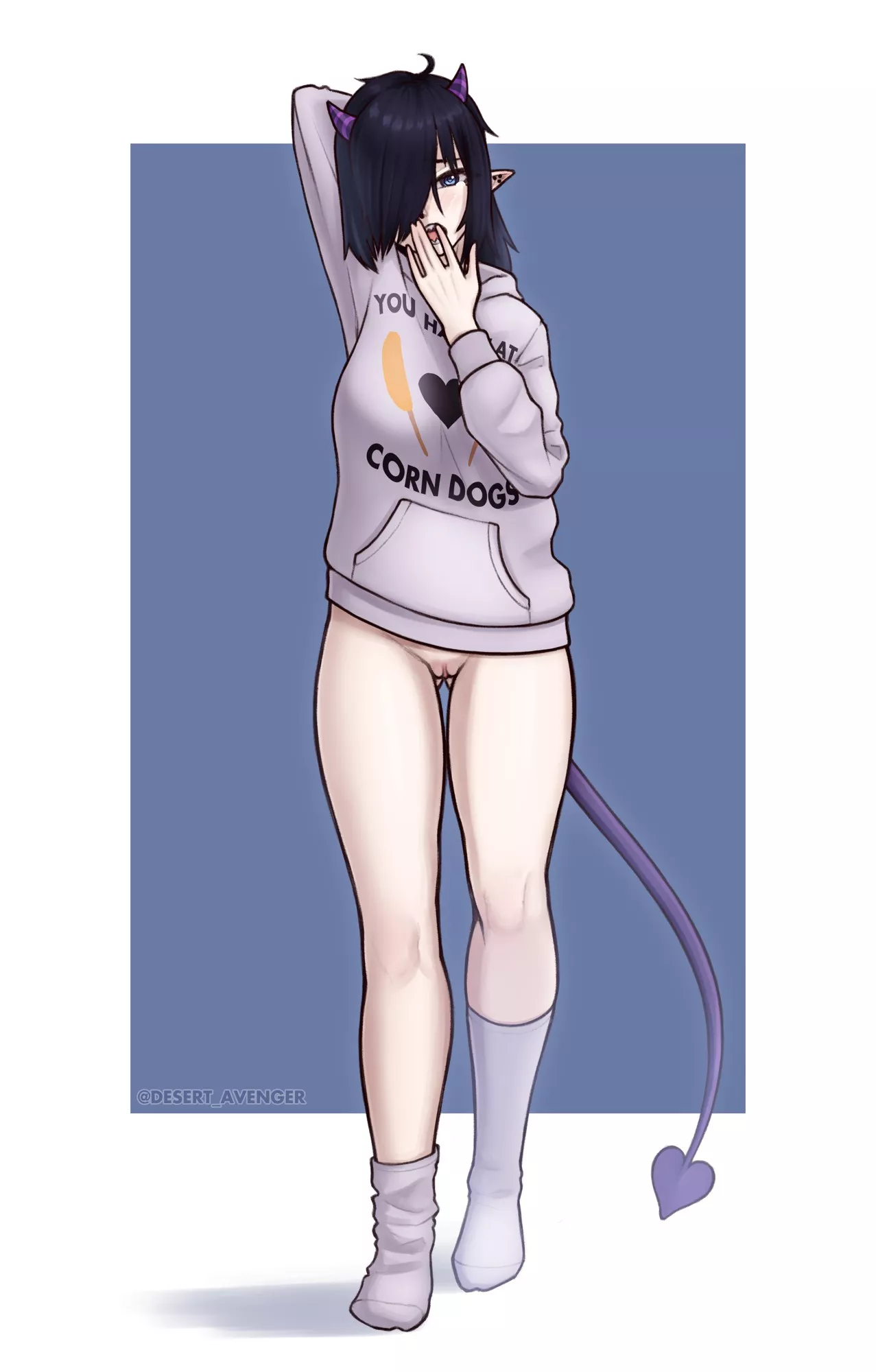 You Had Me At Corn Dogs (commission for Raven, by me) posted by DesertAvenger