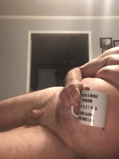 You know me. Just hanging around enjoying coffee. Wait…hanging? 😂 Enjoy your morning ladies. by Abikinkymind