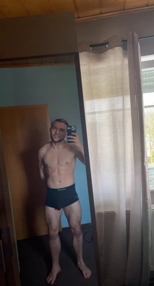 You like me in boxers? by blondboyjan