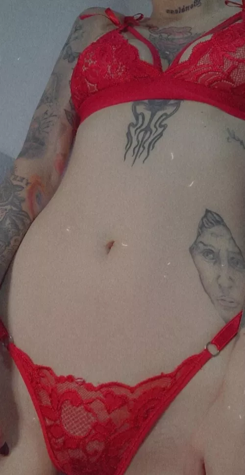 You love my red lingerie? I feel super horny tonight / I'm giving discounts in GFE, Joi and Cock rates [Selling] PIC VID SEXTING / kik: Kattvon by KattVon