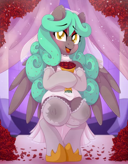 you may no fuc... uh.. kiss the bride (pearlyiridescence) by drip_of_theseas
