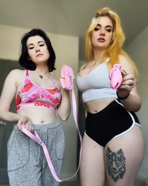 You really thought you were gonna play with two girls without locking up first? You really are pathetic by princess_vasilisa