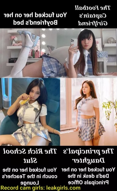 You reminisce the three best fucks you had throughout this school year. Wjo was the most fun? by Major-Picture4215