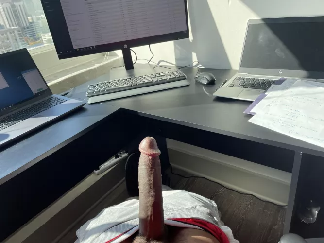 you should be under my desk right? by iiiiDickSlapClits