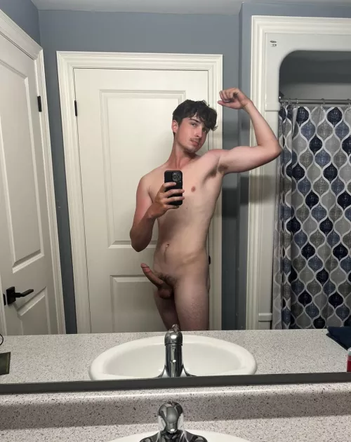 You should take a quick bathroom break by sadboycad