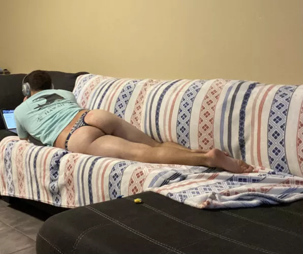 You walk in after work and I’m like this doing my homework. What’s your next move? by StupidPublius