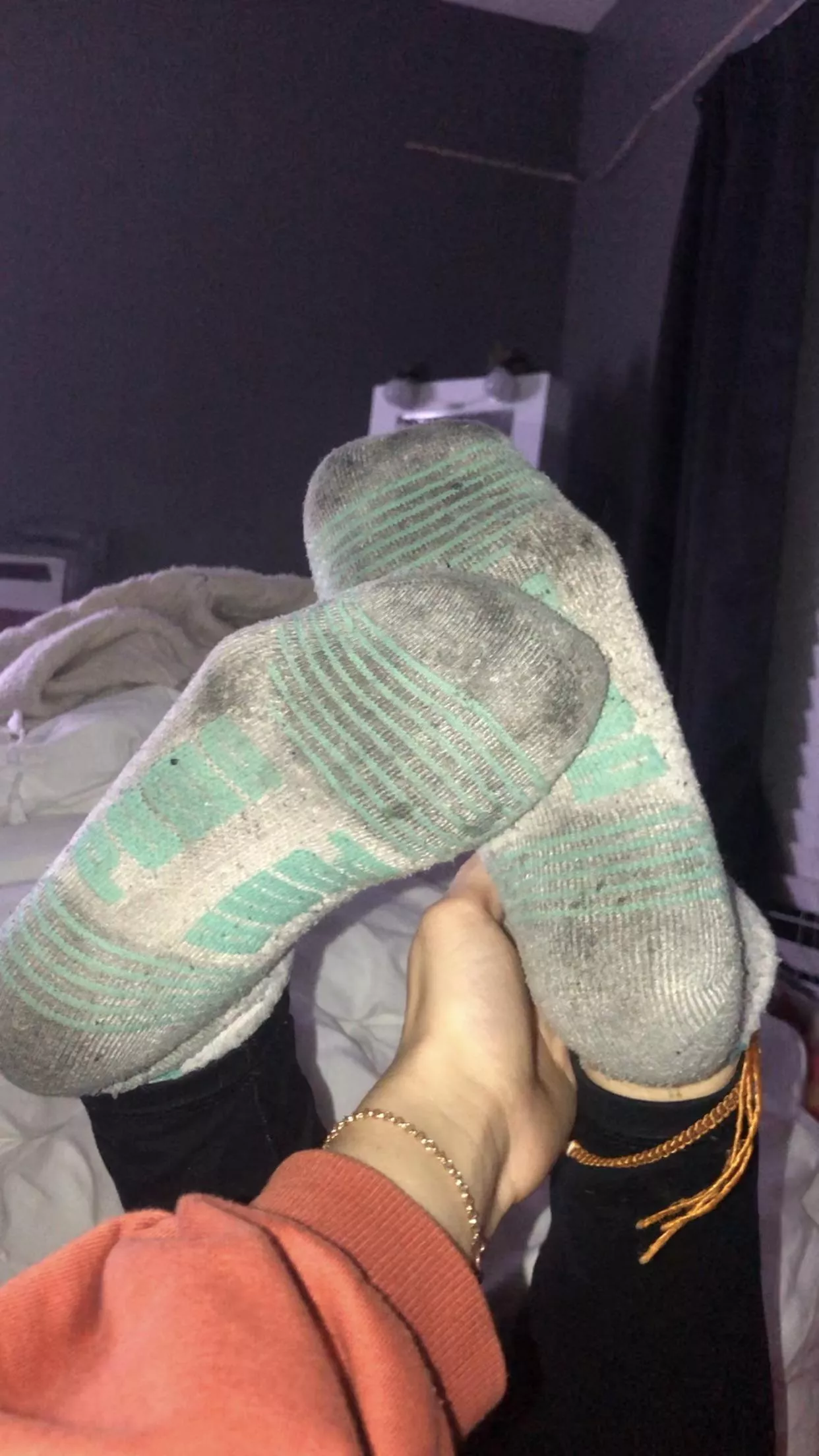 you wouldn’t be able to resist. picture these propped up across the room and your trying not to get caught staring with a boner, probably trying to sneak a picture to beat off to later😈 posted by Aurora-777