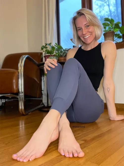 You’ll often find me in my comfy clothes walking around barefoot 🥰 by Casanlom2