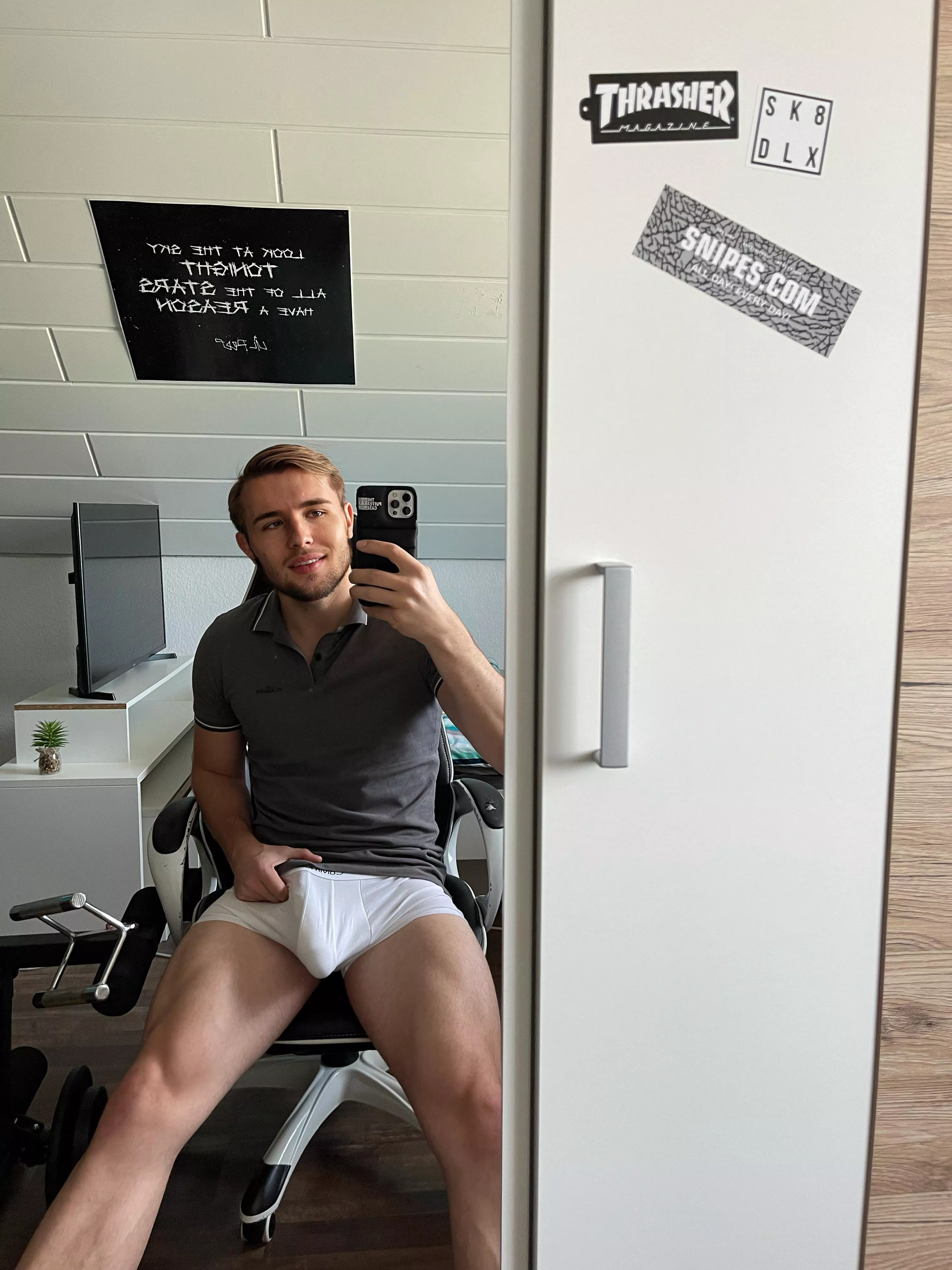 Young and big posted by blondboyjan