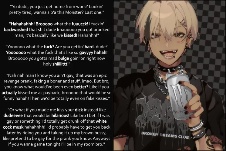 Your Brown gamer twink friend wants White PP [Raceplay] [Femboy] [Twink] [Gay] [No Homo] by LeashyBoy