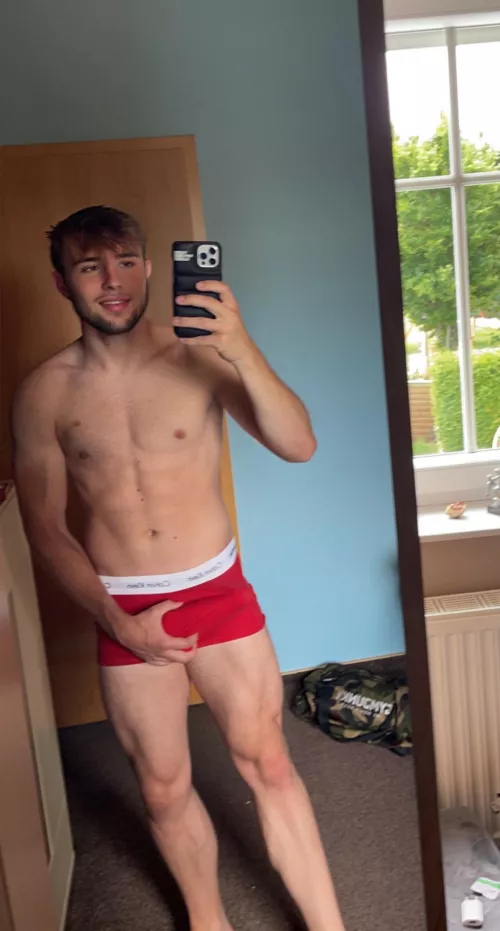 your character in red by blondboyjan