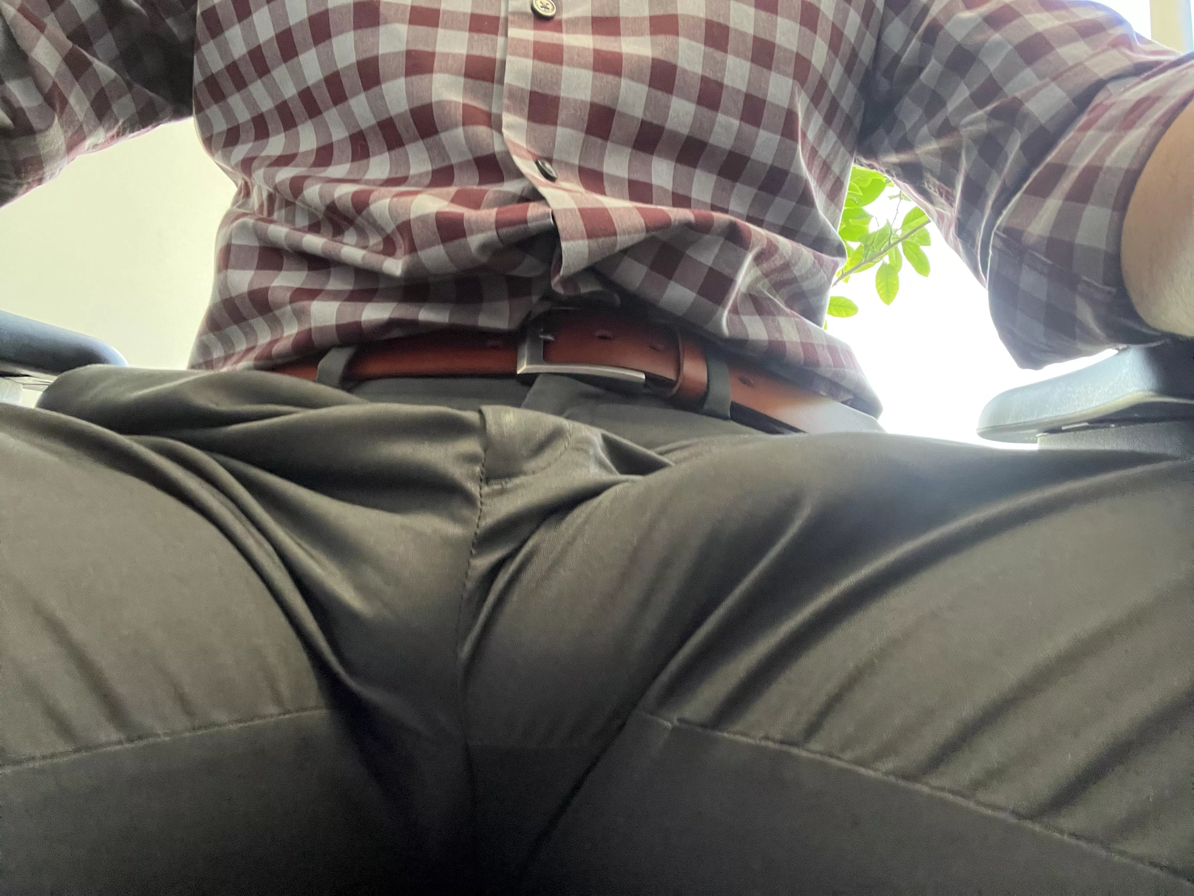 Your daily work bulge. posted by Antique_Law_2110