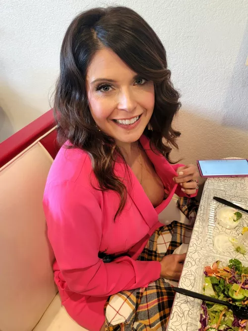 Your executive boss wanted to show you important work stuff at the lunch meeting by maynardpoindexter