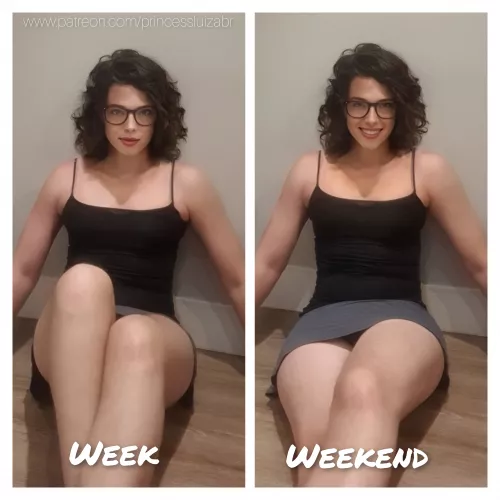 Your mood also change on weekends? I was counting the seconds to Saturday! I wish you all a perfect day! 😘 by Ambitious_Pin_3769