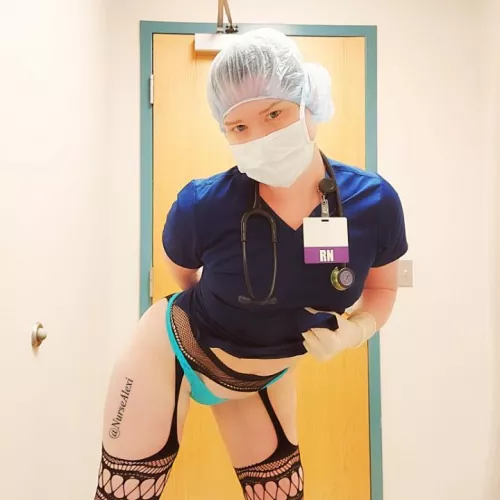 Your naughty nurse is here to answer your call light. How can I help you get better? 😇🍆👅👋💋💦🍑 by nursealexi