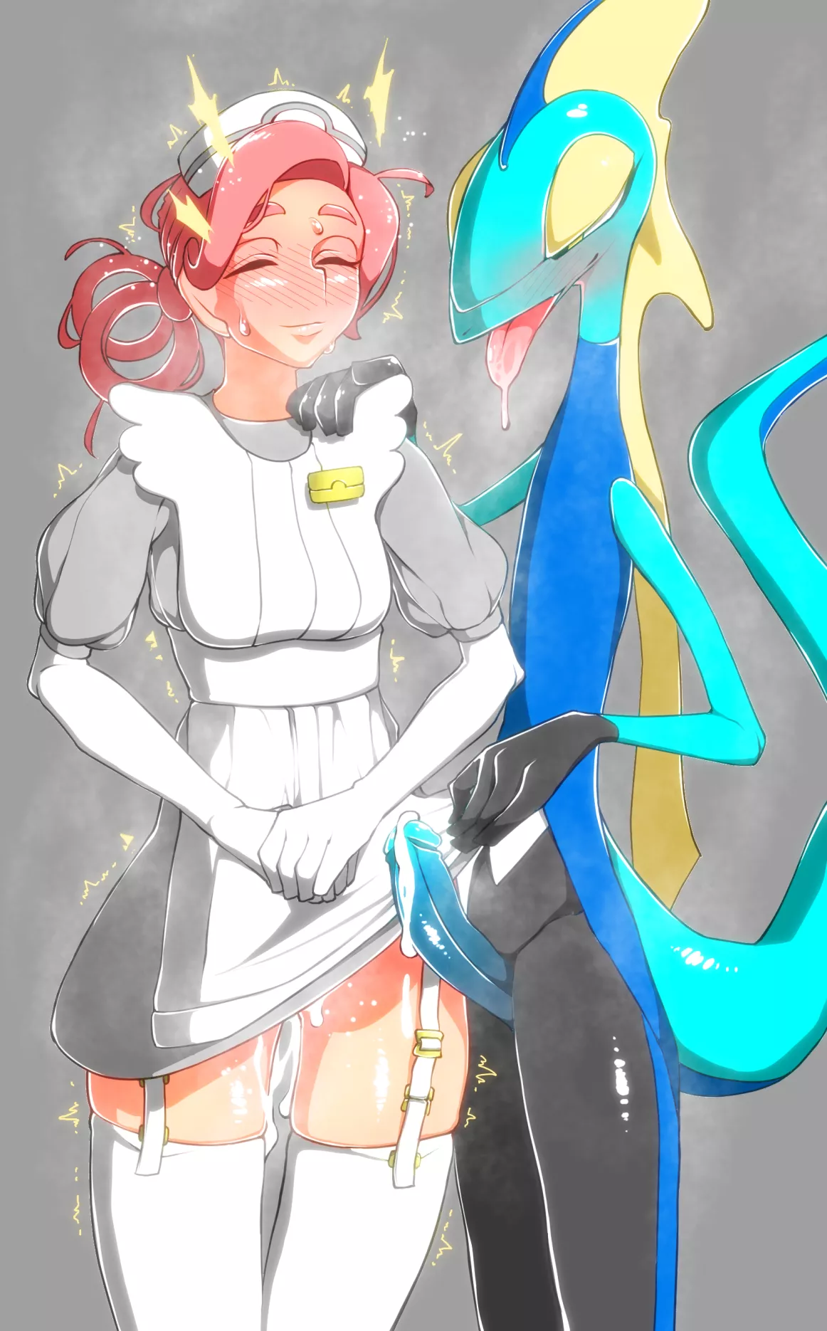 Your Pokemon has been fully healed. We hope to see you again. (yuuri_splatoon) posted by FiendishDrAwoo