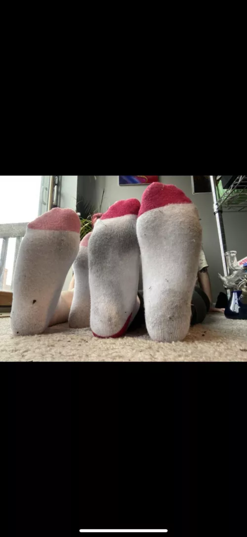 yummy smelly socks from 2 girls by MonaRed69pantirosex