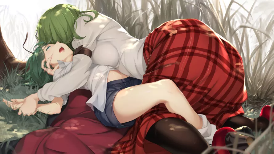 Yuuka & Nightbug [Touhou] by pyrophysa