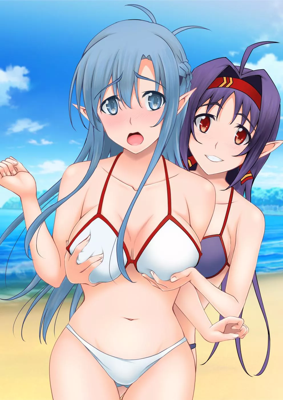 Yuuki checking Asuna’s softness 🤤 posted by Belmont7987