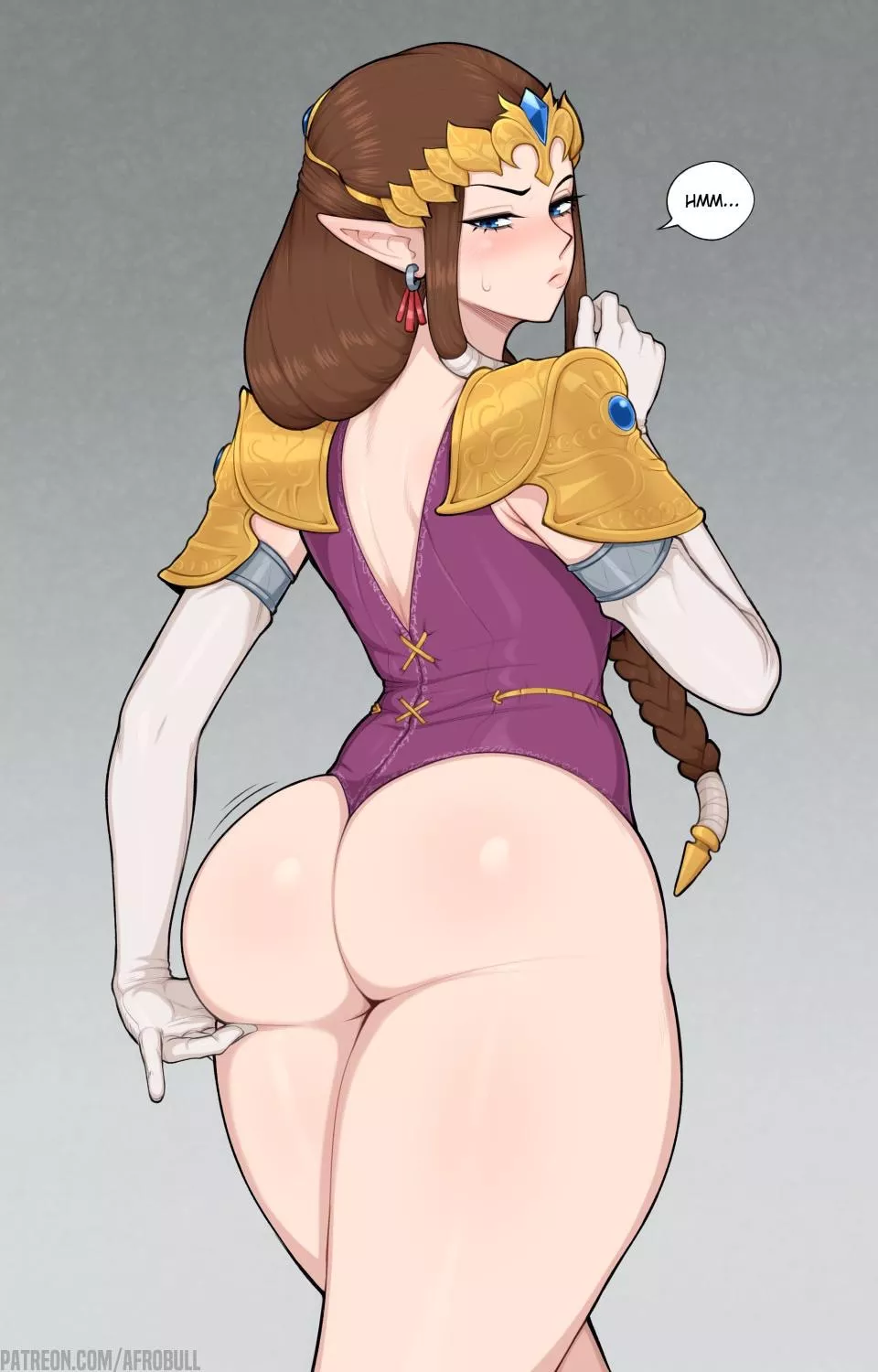 Zelda Leotard Booty (Afrobull) [ The Legend Of Zelda ] posted by sequence_string