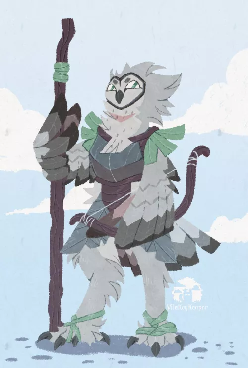 Zelda-inspired commission (art by me) by VileKeyKeeper