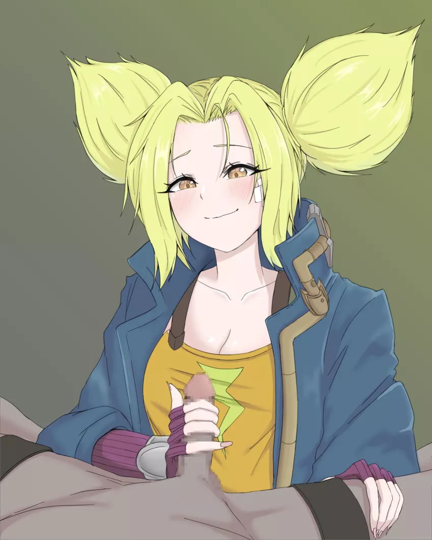 Zeri hand job part 1 (cant find the artist) posted by Mercho69