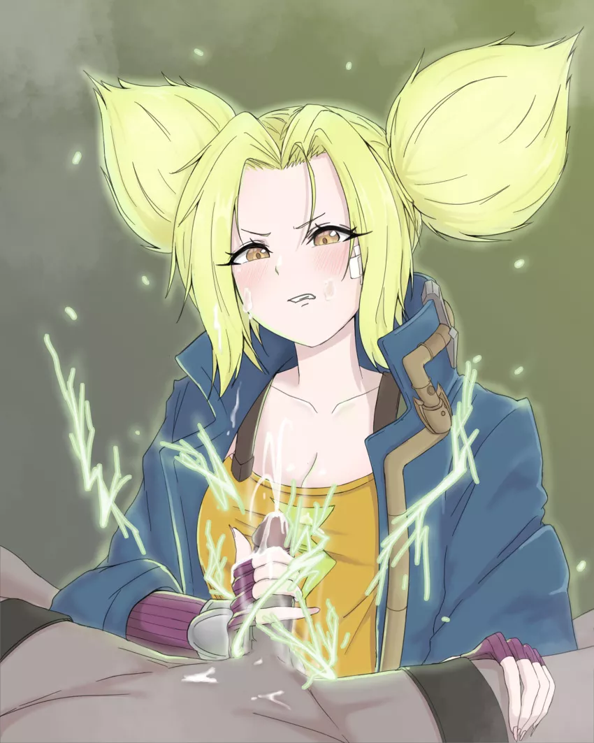 Zeri hand job part 2 (cant find the artist) posted by Mercho69