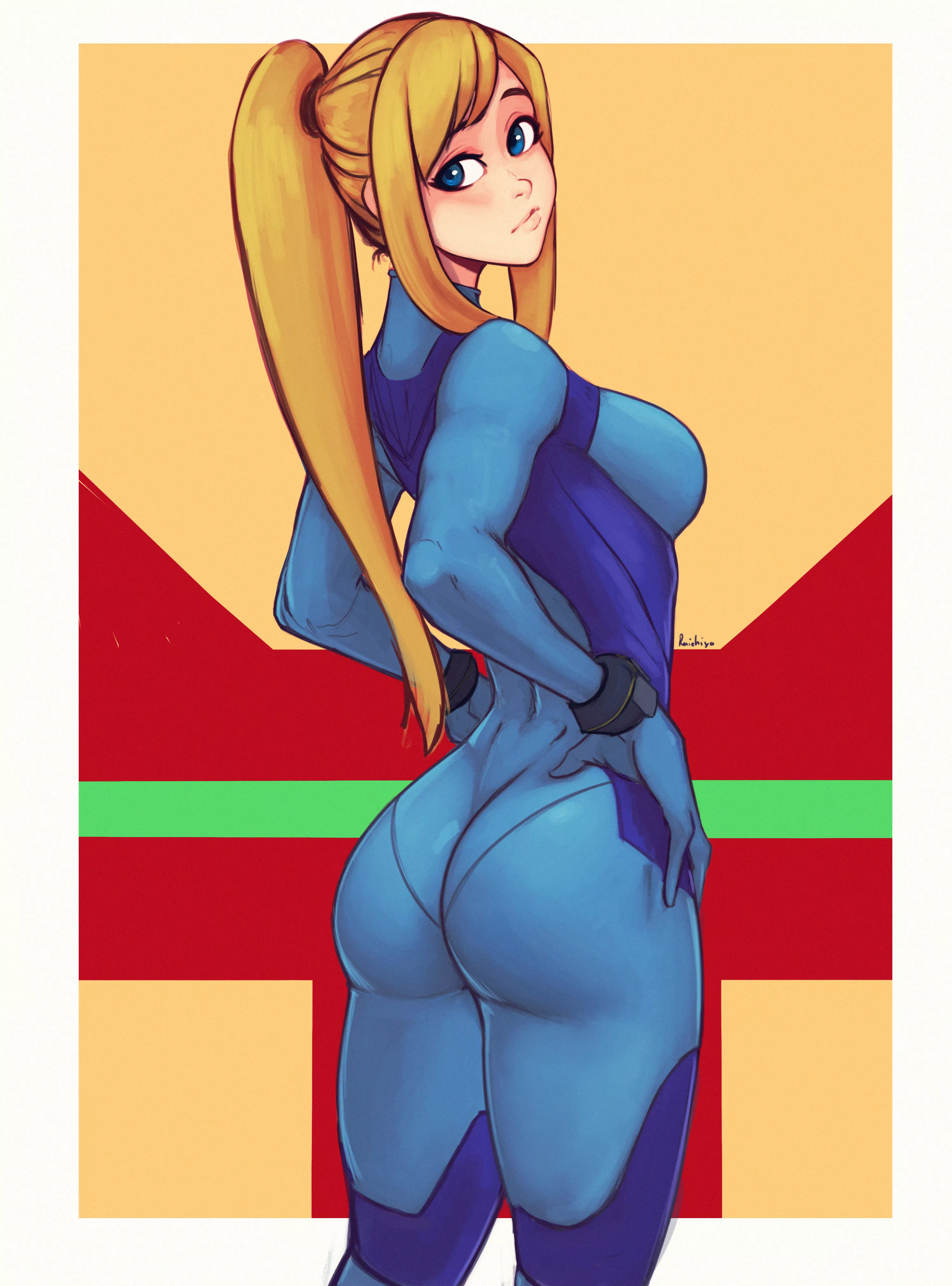 Zero Suit Samus Booty (Raichiyo33 ) [Metroid] posted by sequence_string