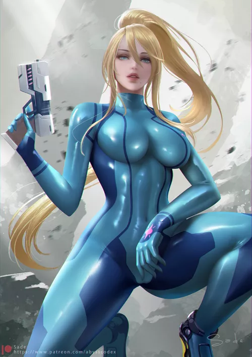 Zero Suit Samus Impressive Sight Mid Mission (Sade Abyss ) [Metroid] by sequence_string