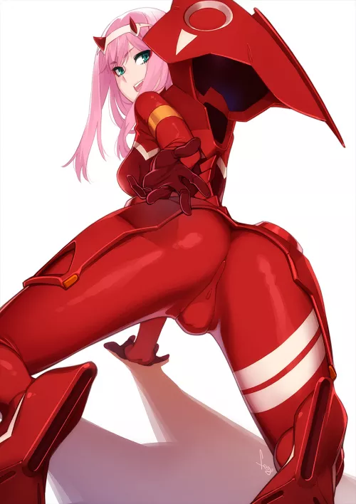 Zero Two Reaching Out (Feguimel) [Darling In The Franxx] by sequence_string