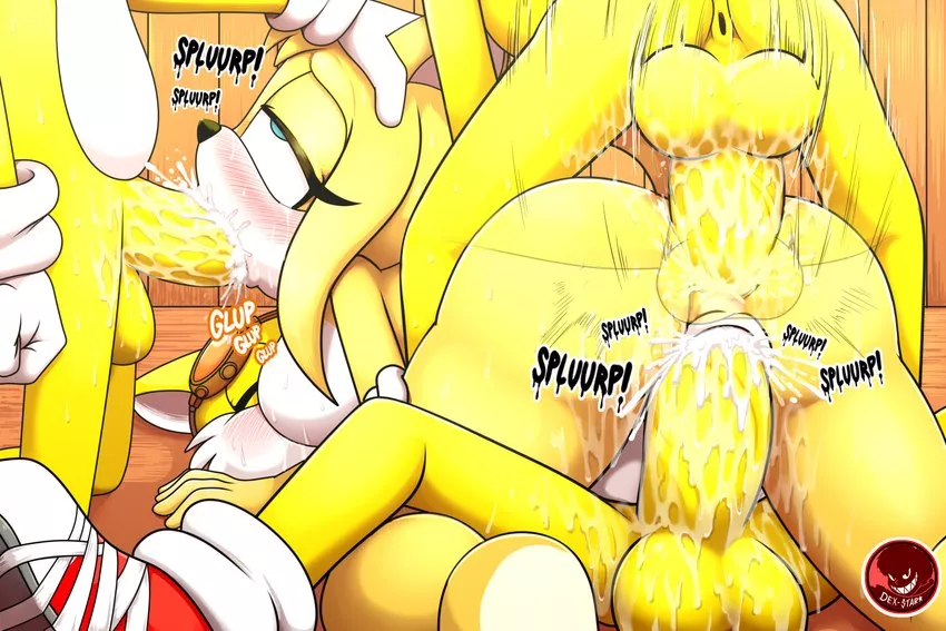 Zooey pleases all the tails [MFMM] (dexstar) posted by RainDMask